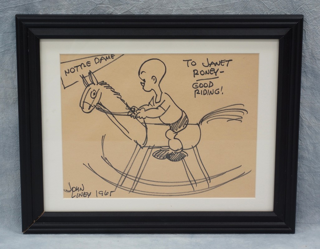 Appraisal: John Liney Cartoonist of Henry marker on paper Henry on