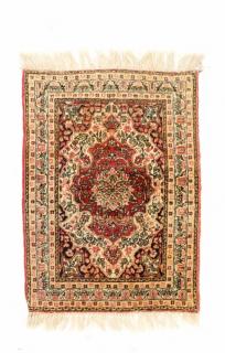 Appraisal: Hand Woven Oriental Rug Wool Floral design on cream field