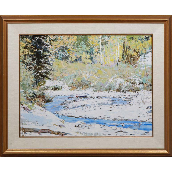 Appraisal: Michael Ewing - Arizona First Snow th c acrylic on