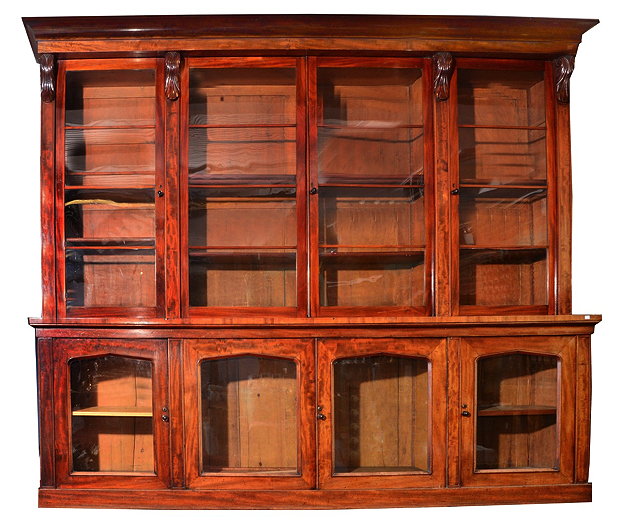 Appraisal: BY ORDER OF AN OXFORD INSTITUTIONA WILLIAM IV MAHOGANY LIBRARY