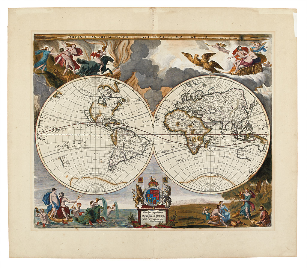 Appraisal: LOON JOHANN van and PITT MOSES Orbis Terrarum Nova et