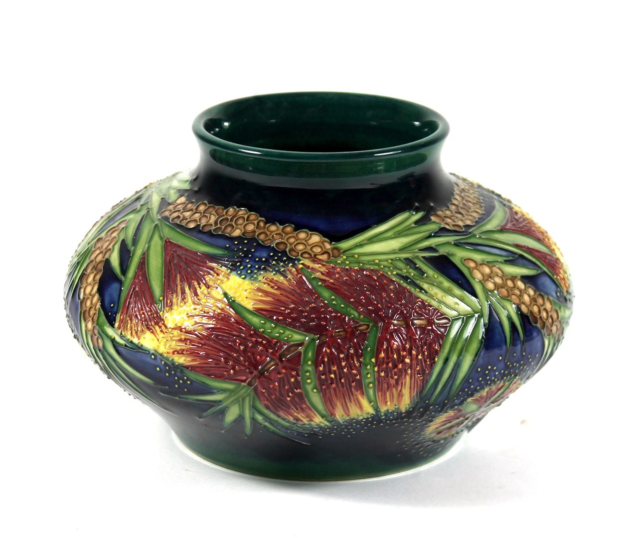 Appraisal: A Moorcroft vase of squat ovoid form 'Malahide' pattern for