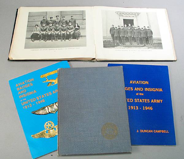 Appraisal: A lot of four books Comprising American Military Insignia -