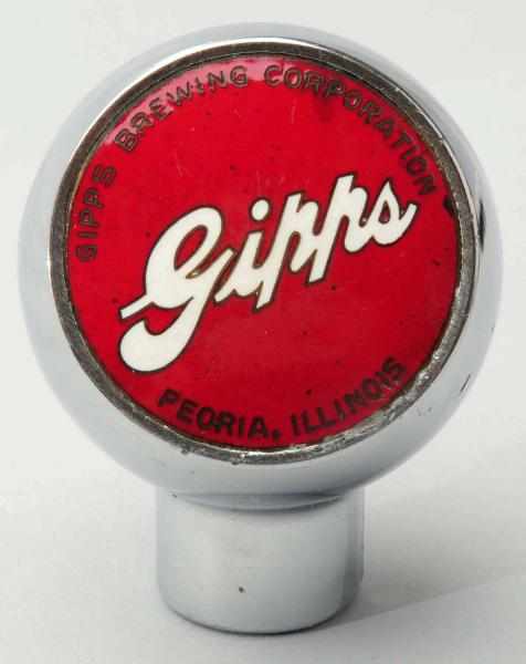 Appraisal: Gipps Beer Tap Knob Bright face with slight scratching and