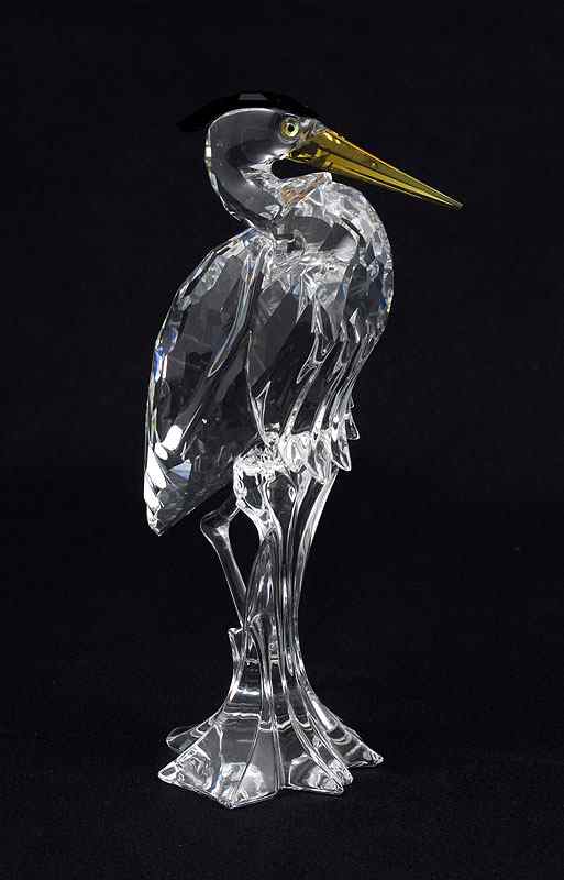 Appraisal: SWAROVSKI CRYSTAL SILVER HERON A Stocker issued retired