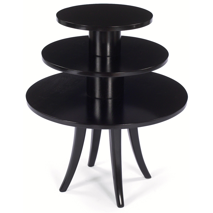 Appraisal: Paul Frankl tiered occasional table by Brown Saltman three round