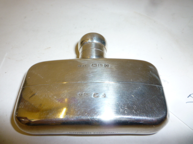 Appraisal: A LATE VICTORIAN SPIRIT FLASK maker Andrew Barrett Sons Chester