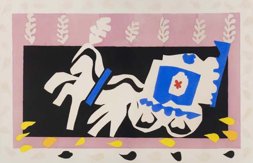 Appraisal: HENRI MATISSE L'Enterrement de Pierrot Color pochoir x mm x