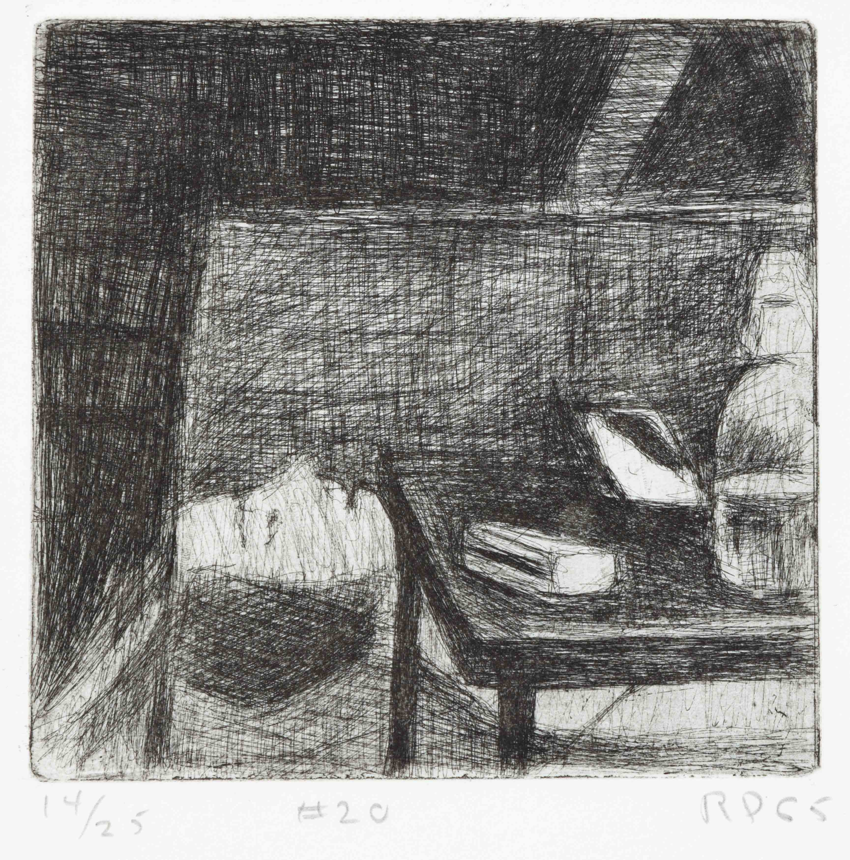 Appraisal: RICHARD DIEBENKORN AMERICAN - etching signed lower right and numbered