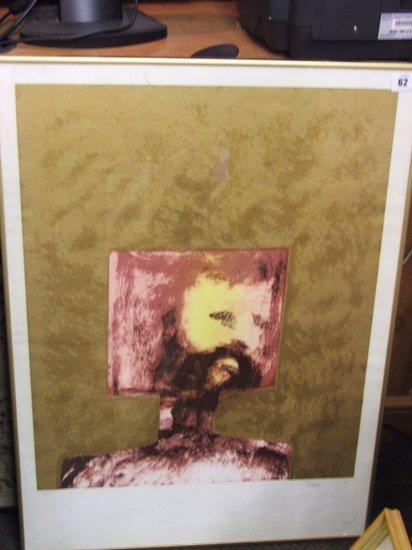 Appraisal: SIDNEY NOLAN Australian - 'Ned Kelly' a limited edition large