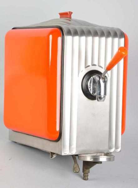 Appraisal: Stainless Steel Porcelain Dispenser s Could have dispensed Orange Crush