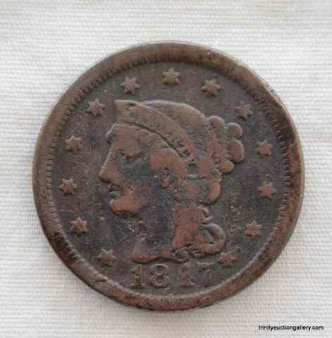 Appraisal: US Large One cent CoinIs a very nice early US