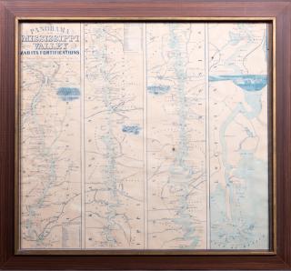 Appraisal: C Magnus Panorama of the Mississippi Valley and its fortifications