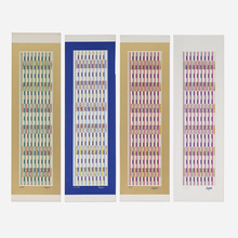 Appraisal: Yaacov Agam Untitled four works screenprints in colors h w