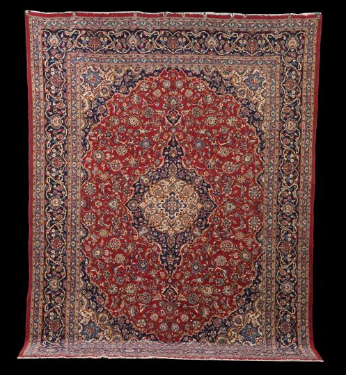 Appraisal: Persian Mashad Carpet ' x '