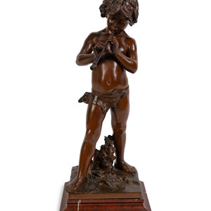 Appraisal: Leon Gregoire French - Pan bronze signed 'L Gregoire' on