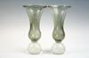 Appraisal: VASES - Pair of early th c Pairpoint free blown