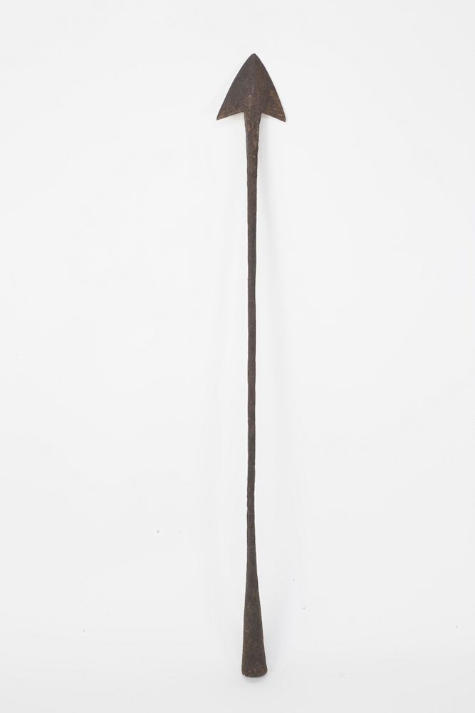 Appraisal: Wrought Iron Double Flue Whaling Harpoon circa - Wrought Iron