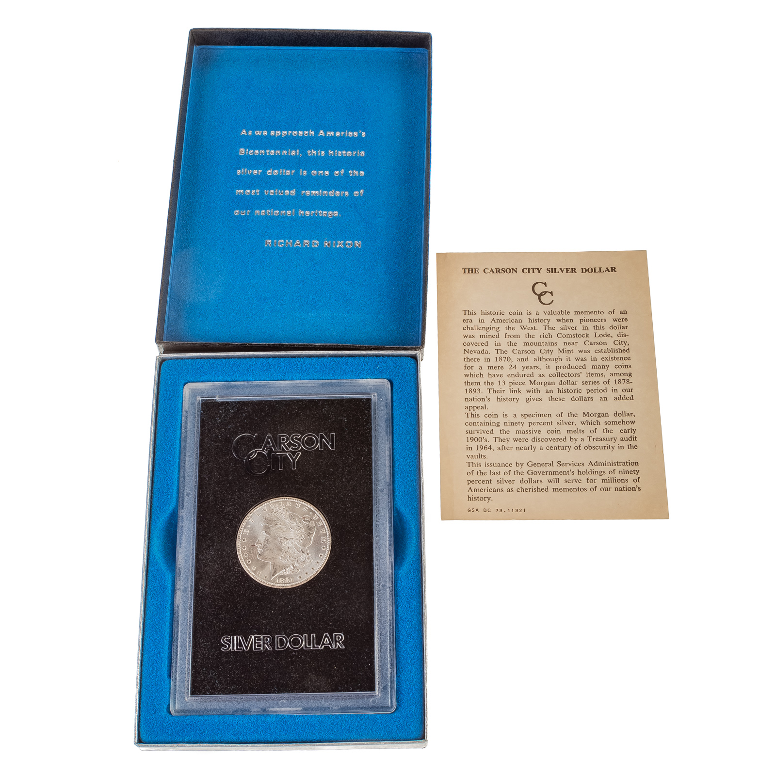 Appraisal: -CC MORGAN DOLLAR GSA BOX MS Almost a but just