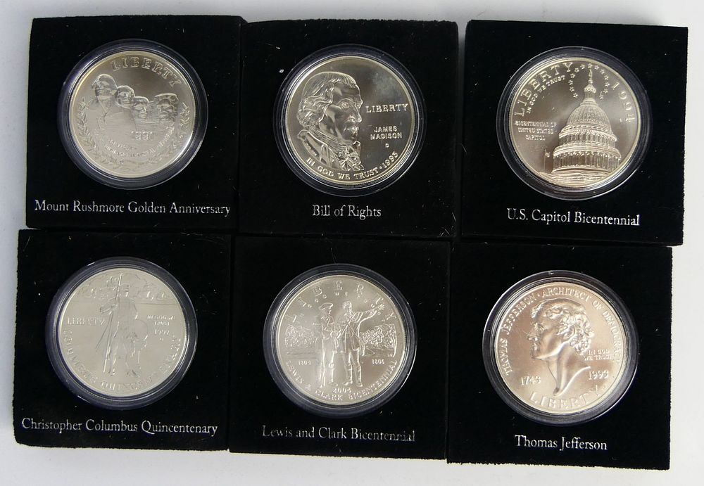 Appraisal: U S SPECIAL EDITION SILVER DOLLARS UNCIRCULAT Lewis and Clark