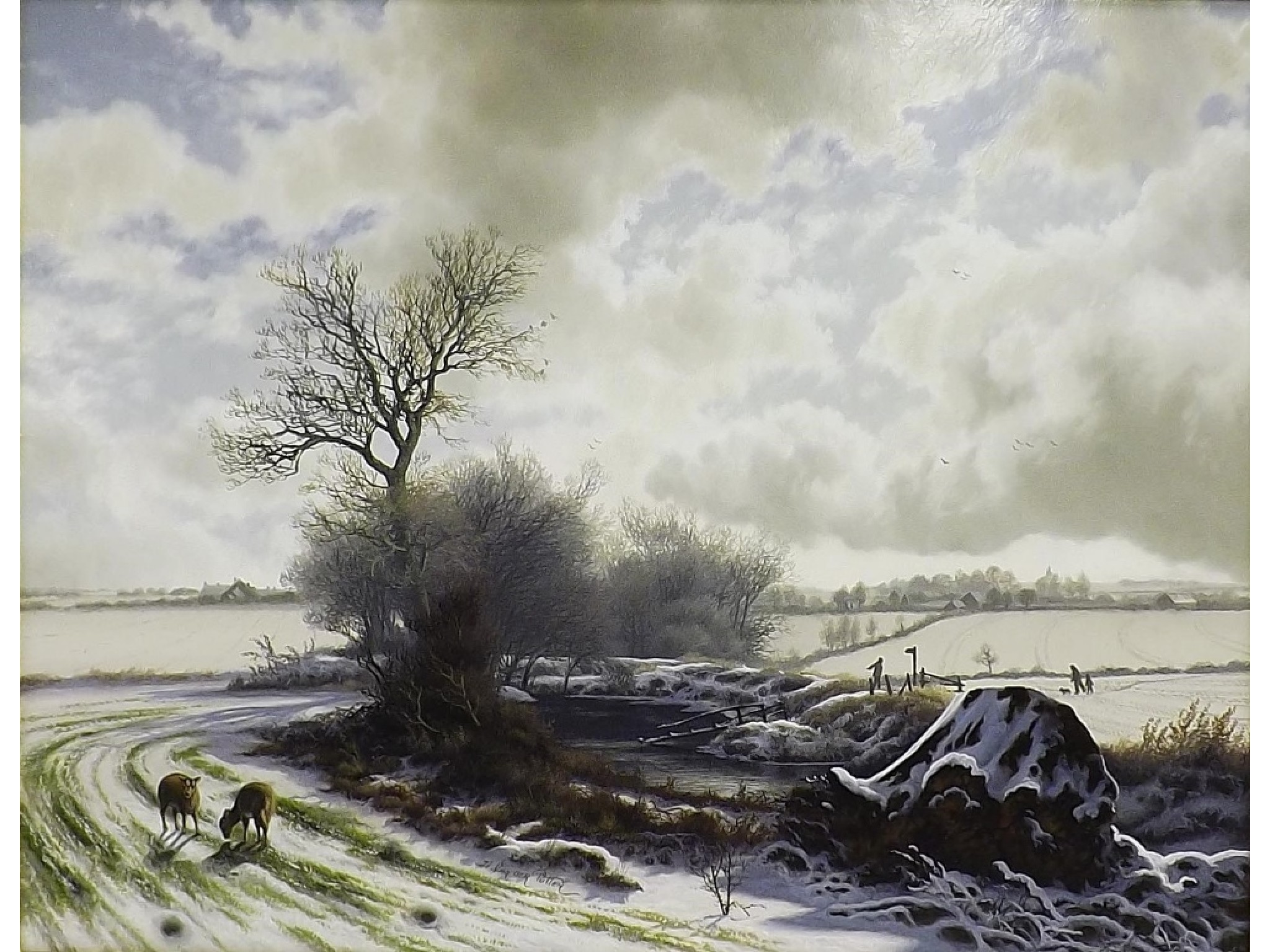 Appraisal: Daniel van Der Putten b - 'By the River Nene