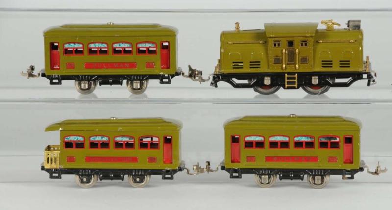 Appraisal: Lionel No O-Gauge Passenger Set Description Pre-war Includes original set