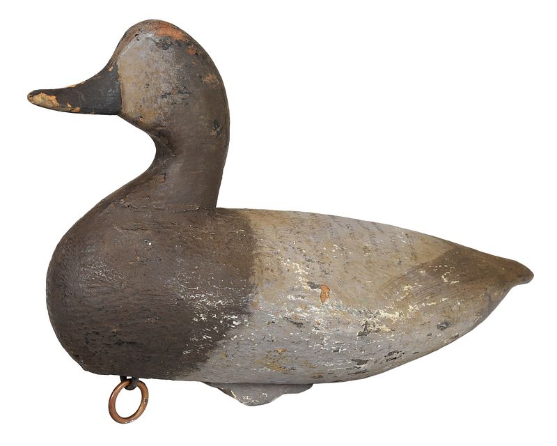 Appraisal: Ned Burgess Attributed Redhead Duck Decoy Edward Ned Burgess North