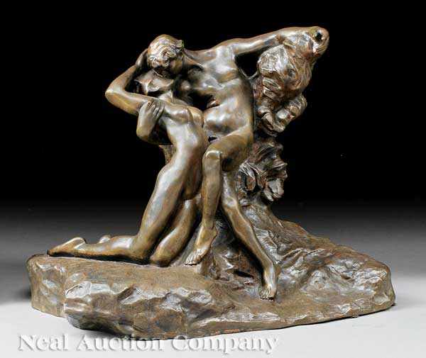 Appraisal: A Patinated Bronze of Eternal Springtime after Auguste Rodin French