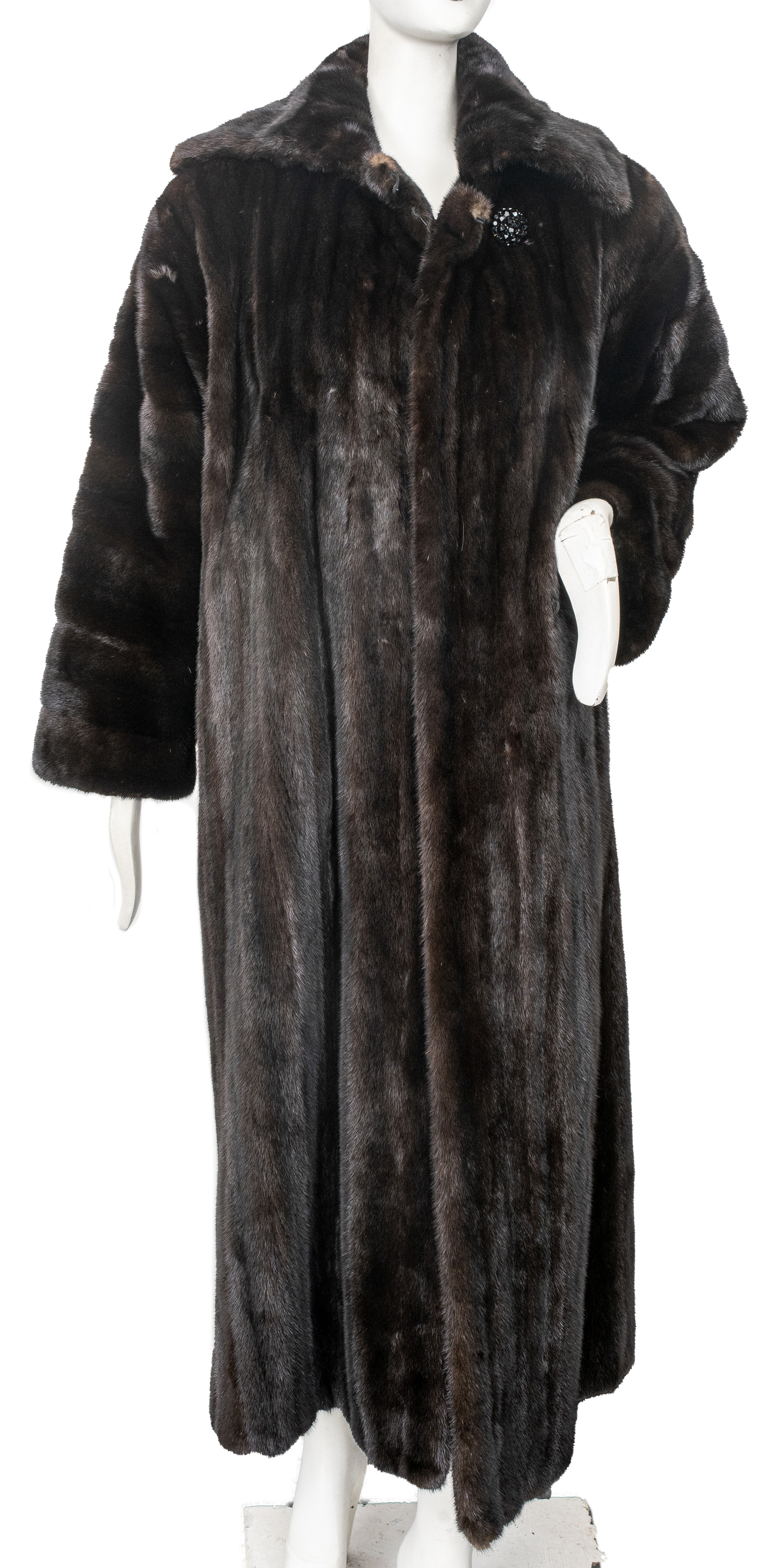 Appraisal: GOLDIN-FELDMAN MINK FULL-LENGTH FUR COAT Goldin-Feldman mink full-length fur coat