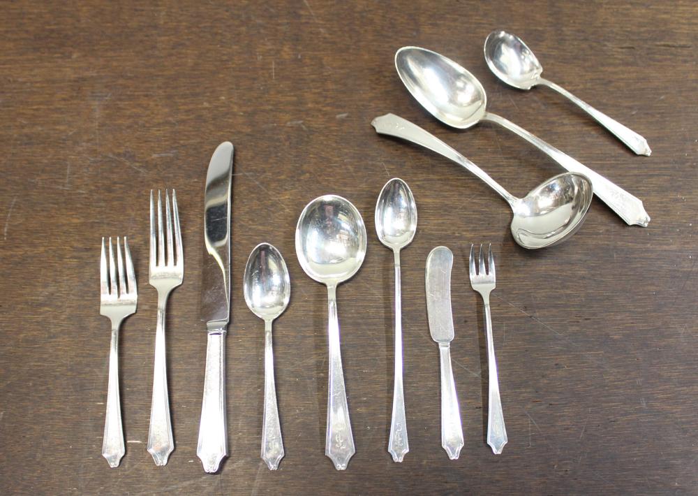 Appraisal: INTERNATIONAL SILVER FAIRFAX STERLING SILVER FLATWARE SET piece service for