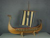 Appraisal: SHIP MODEL - TH C OPEN VIKING SHIP MODEL RIGGED