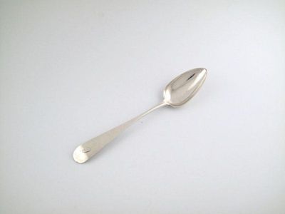 Appraisal: A M unascribed a silver old English pattern tablespoon circa