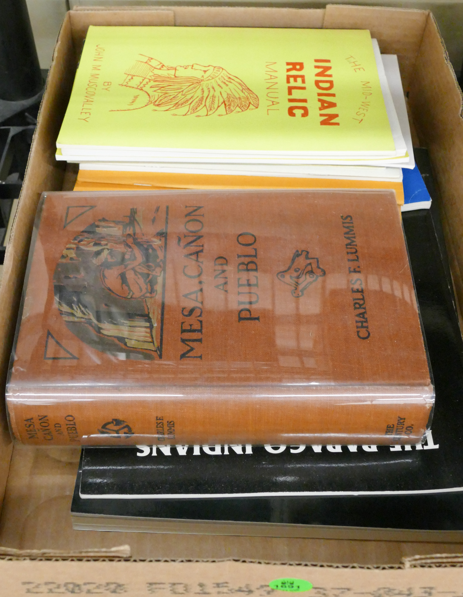 Appraisal: Box Old Indian Books