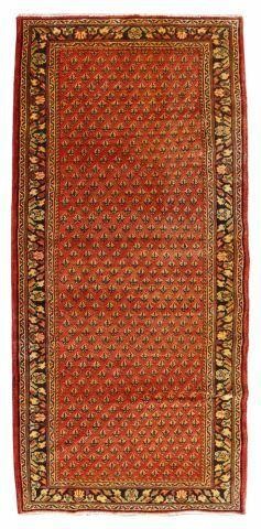 Appraisal: Hand-tied Persian Mir rug approx ' l ' w