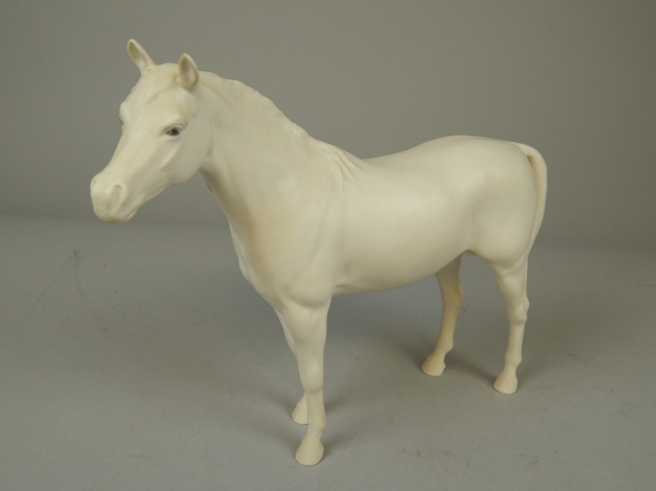 Appraisal: A Beswick figure of a mare in white glaze cm