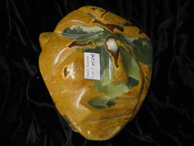 Appraisal: Onyx Carving in the Form of a Head