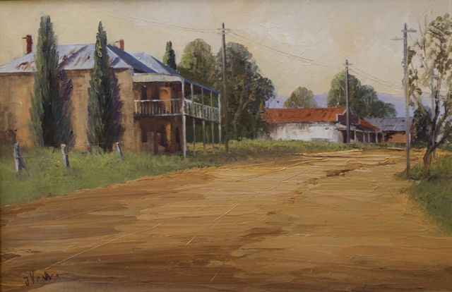 Appraisal: John Vander born At Carcoar oil on board signed 'J