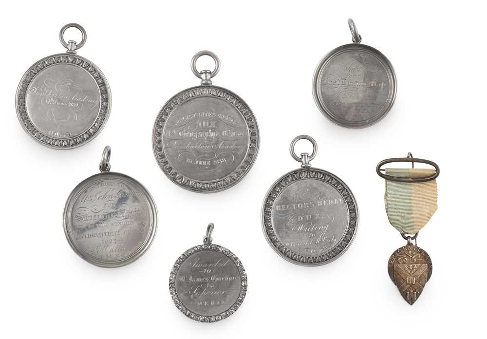 Appraisal: A GROUP OF SCOTTISH ACADEMIC AND SPORTING MEDALS FROM EDINBURGH