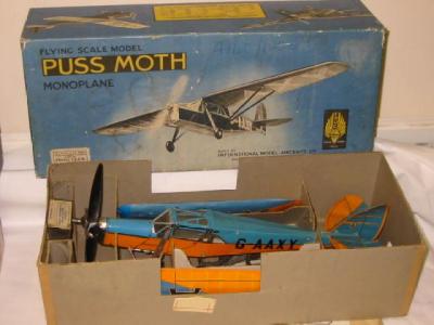 Appraisal: A Frog De Havilland Puss Moth three seat cabin monoplane