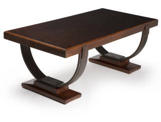 Appraisal: An Art Deco dining table Second quarter th century apparently