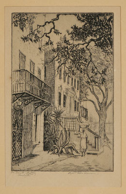 Appraisal: Elizabeth O'Neill Verner Charleston South Carolina - On South Battery