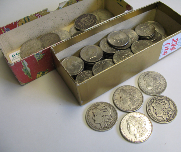 Appraisal: A COLLECTION OF APPROXIMATELY ONE HUNDRED-EIGHTY THREE U S SILVER