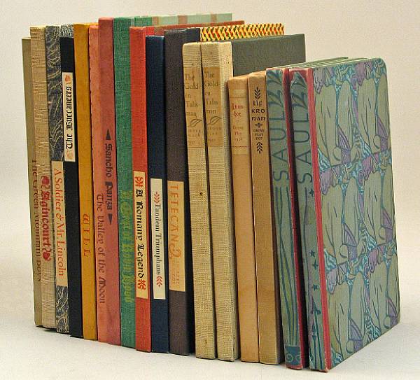 Appraisal: GRABHORN PRESS Collection of volumes of Grove Plays including duplicates