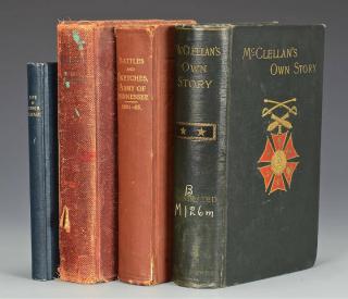 Appraisal: Civil War Books inc TN McClellan signed biography st item