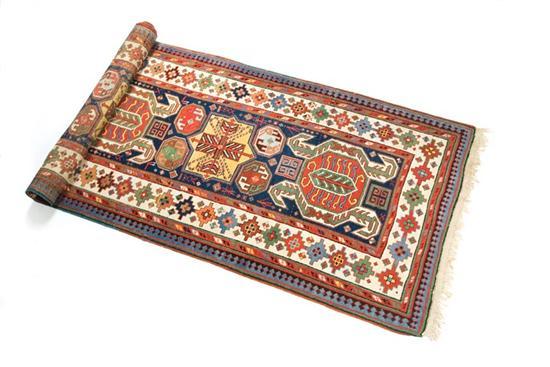 Appraisal: ORIENTAL RUNNER Caucasus ca Karaba Lenkoran Bold design with strong