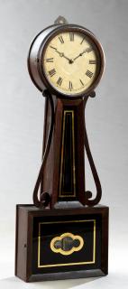 Appraisal: Early American Banjo Clock th c perhaps by Ho Early