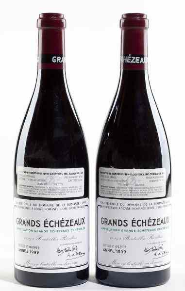 Appraisal: Grands-EchezeauxDomaine Romanee-Conti bottlesRemoved from Mr Knott's large temperature-controlled subterranean wine