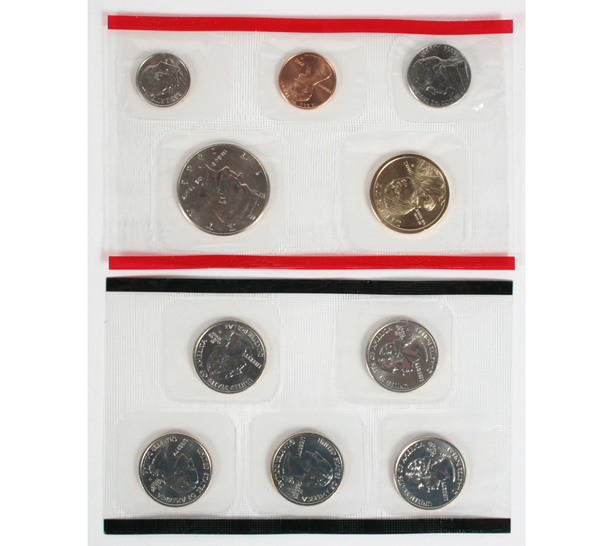 Appraisal: US Mint UNCIRCULATED P D Coin Set W COA