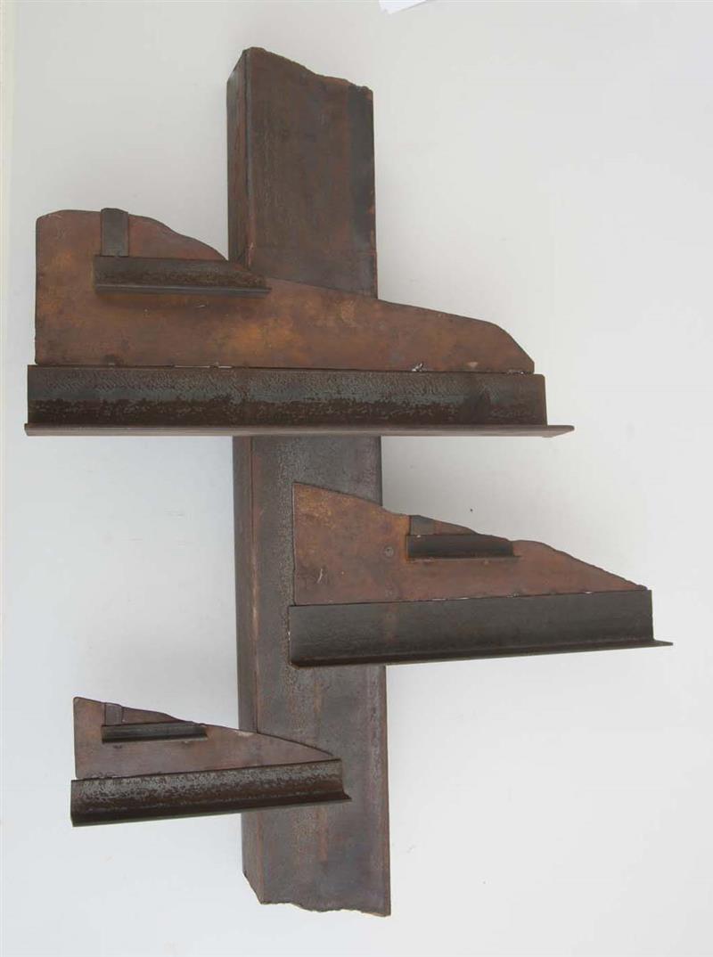 Appraisal: VINCENZO AMATO b UNTITLED Found steel construction with rusted patina