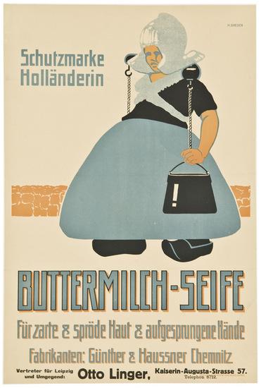 Appraisal: GREGER H BUTTERMILCH - SEIFE Lithograph in colors c printed